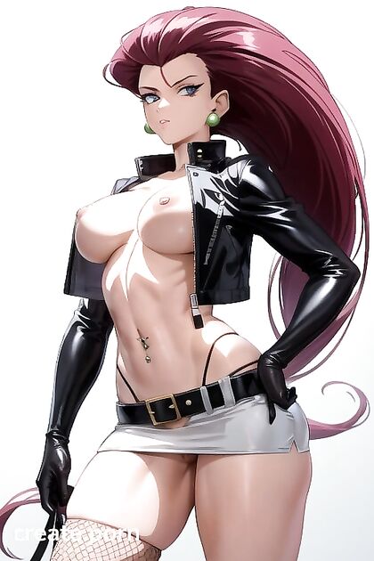 Topless Girl 18+ in Miniskirt Applies Eyeshadow Before Steamy Hentai Picture