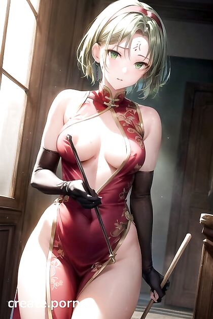 Busty Sakura from Naruto in Steamy NSFW Hentai Images
