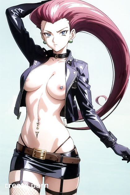 Yoga Girl 18+ with Navel Piercing Seduces in Fishnets for Hentai Pleasure