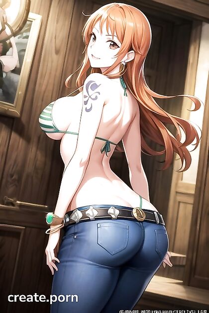 Nami from One Piece Shakes Her Large Ass in Mind-Blowing Hentai Orgasms