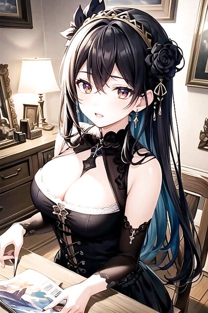 Happy Bust Shots and Rear Views in Seductive Hentai Images