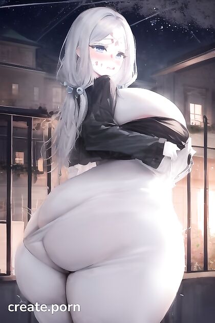 Laid Back Breasts Expand While Her Huge Ass Takes Center Stage in Hentai Bliss