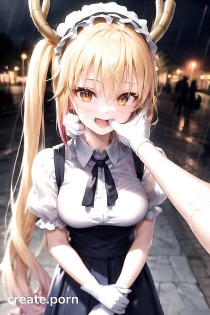 Tohru from Kobayashi's Maid Dragon Gets Cozy with Snowy Erotic Adventures