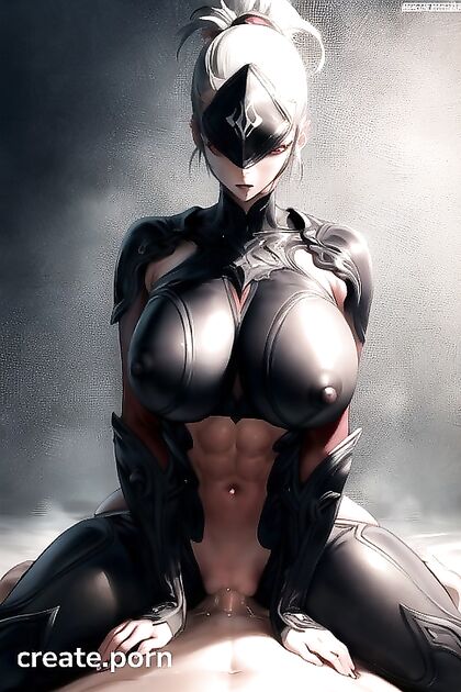 White-Haired Beauty Gives an  Blowjob in Steamy Hentai Picture