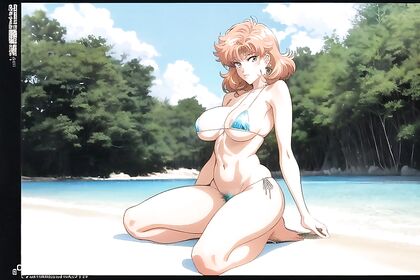 Natural Breasts and Pubic Hair in Stylish SAnime Hentai Picture