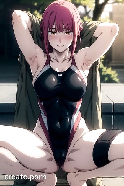 Big-Assed Beauty Gets Wild Outside in Downy-Haired Hentai Picture
