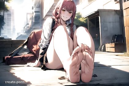 Feet-Focused Fun – Anime Girl 18+ Sits and Teases Her Hot Toes in hentai AI Porn