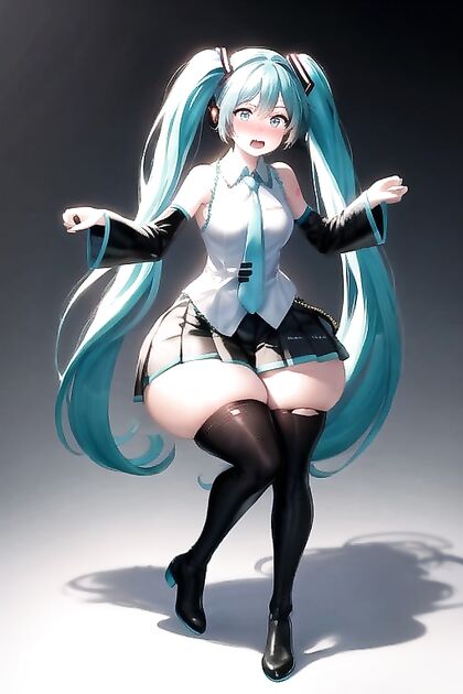 Hatsune Miku's Massive Booty Takes Center Stage in Thick hentai Picture