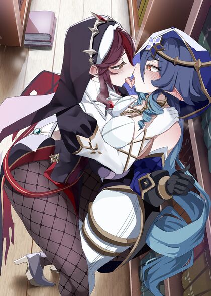 Hella Hot Hentaixxx Lesbian Action - Licking Goodness of Gorgeous Girls!