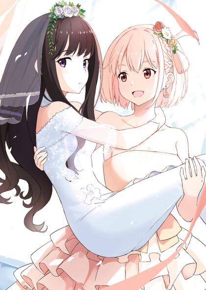 Hentaified Chizuru & Takinami Wedded Bliss - XXX Porn Pic