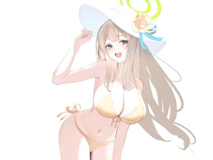 Hella Hot Hentai XXX Summer Babe Nomnoming on Beach - PIC