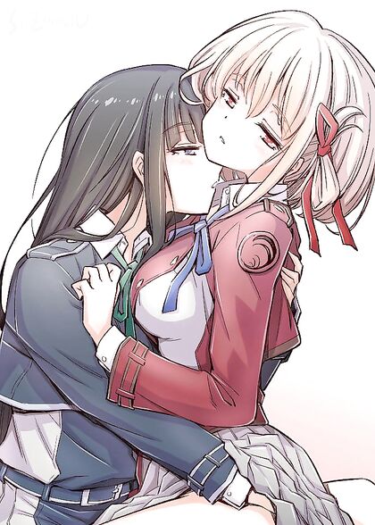 Holy Fuck! Chizuru & Taki Get Lycra-Wrapped in Lickerish Recoiled Hentai XXX Pic