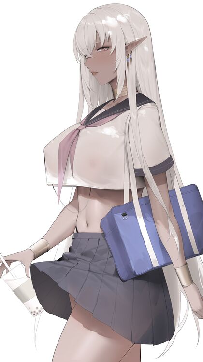 Dark Elves Gone Wild! No-Bra Hentai XXX Porn Pic