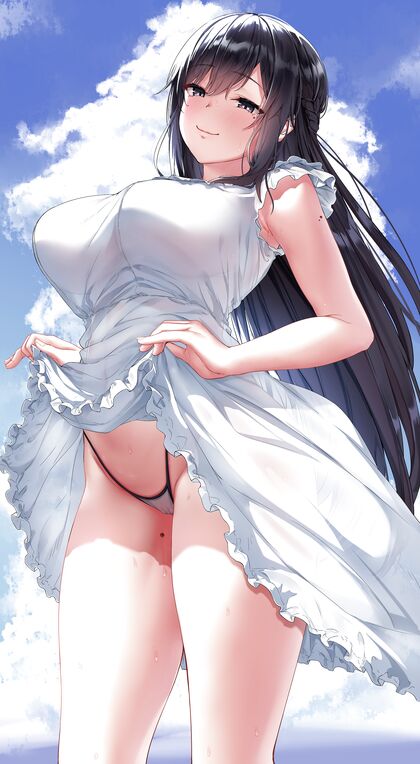 Horny AF Babe in Sexxxy Lace Wedding Gown Fucking Hard on Blue Sky Day