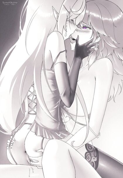 Holy Fuckin’ Lips! Hottest XXX Pic of Passional Kiss by Hololike