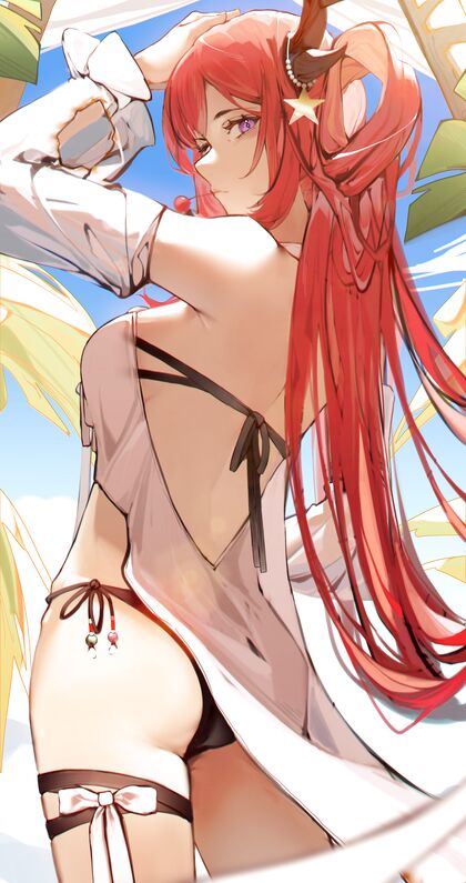 Hella Hot Hentai XXX Summer Sizzler - Scorching XXX Pic of Goddess Freyja in Heat