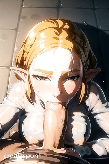 Sweaty Girl 18+ in Transparent Clothes Gives a Mind-Blowing Blowjob Hentai Image