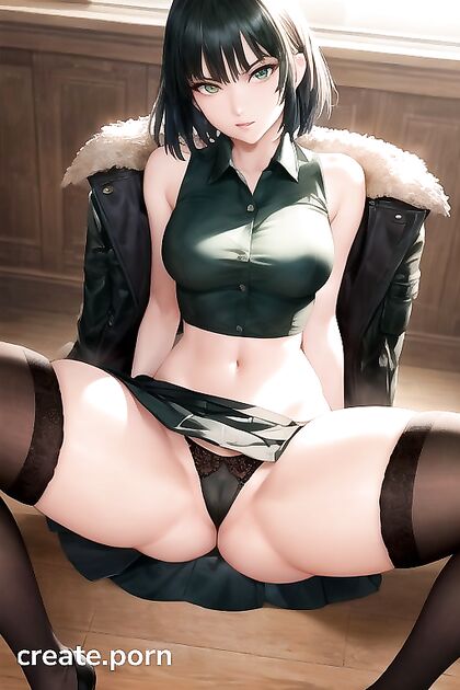 Teacher Spreads Her Legs and Stares Intently at You in This Naughty Hentai Image