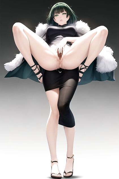 Mini Skirt Bottom-Up Picture in Full Body Hentai Fantasy