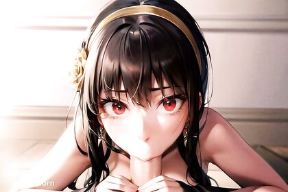 Naked blowjob Picture in full body hentai AI porn