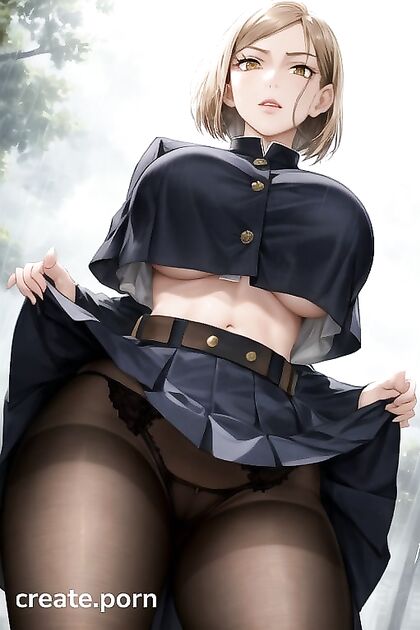 with Massive Breasts Gets Snowed In for Naughty Hentai Fun