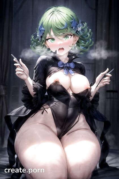 Tatsumaki from One Punch Man Shows Off Her Extremely Large Ass in Ultra-Detailed Hentai Picture