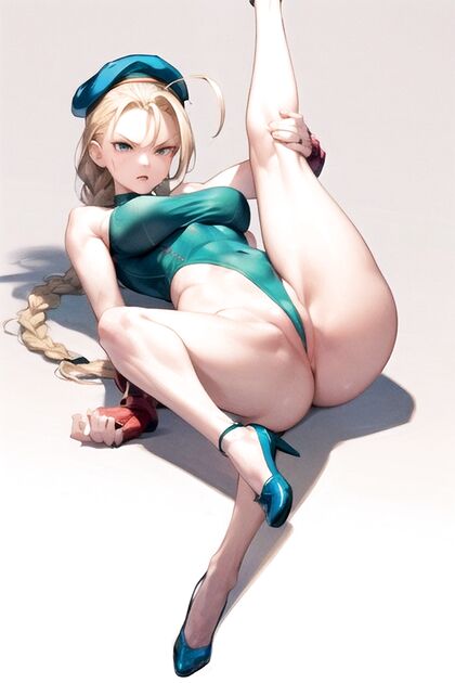 Angry Girl 18+ Shows Off Perfect Face and Seductive Camel Toe in Hentai bliss