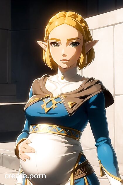 Zelda from The Legend of Zelda Gets Pregnant in Steamy Hentai Images