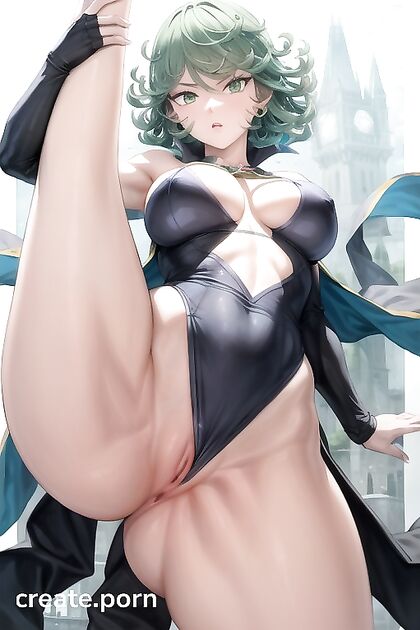 Tatsumaki from One Punch Man Shows Off Her Yoga-Flexed Rounded Ass in Hentai Bliss