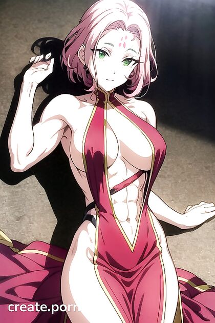 Laid Back Muscular Stud Shows Off in Nude Hentai Picture