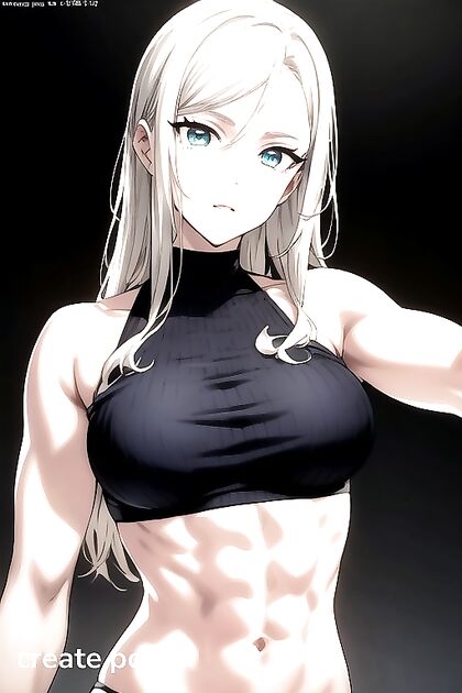 Muscular Abs and Fit Body showcased in Detailed Anime Hentai Images