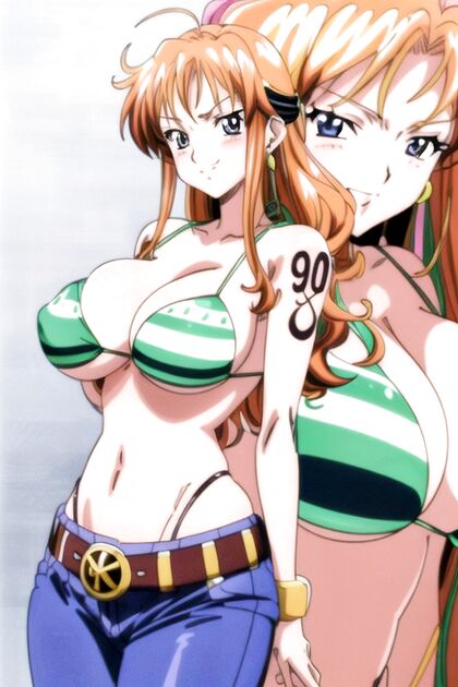 Breast Popping Out in Detailed Background for  Hentai Pleasure