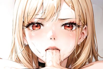 Kitagawa Marin from Sono Bisuke Doulu Gets Creamy Cumshots in Wild Hentai Images