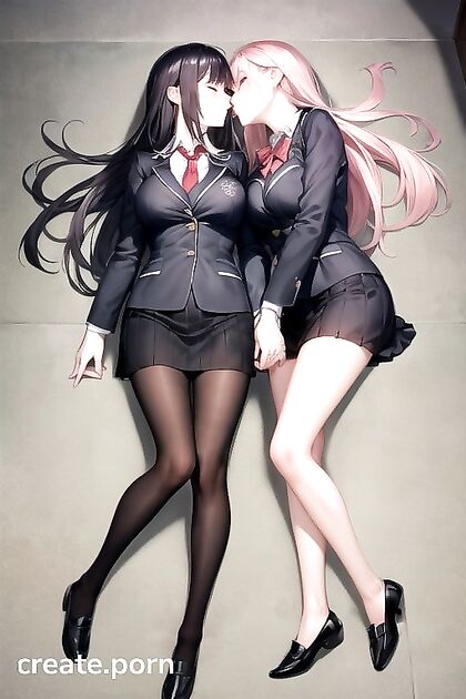 Pink-Haired Girl 18+ Stands on Tiptoes for Sensual Hentai Pleasure