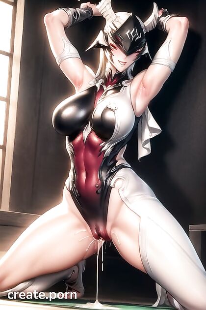 Horny Girl 18+ Masturbates with Arms Bound Behind Her inSTEAMy Hentai Picture
