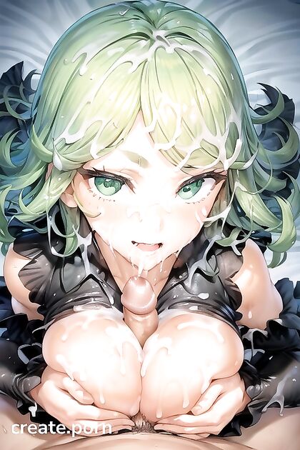 Laid Back TitFuck Picture on the Bed in Steamy Hentai Images
