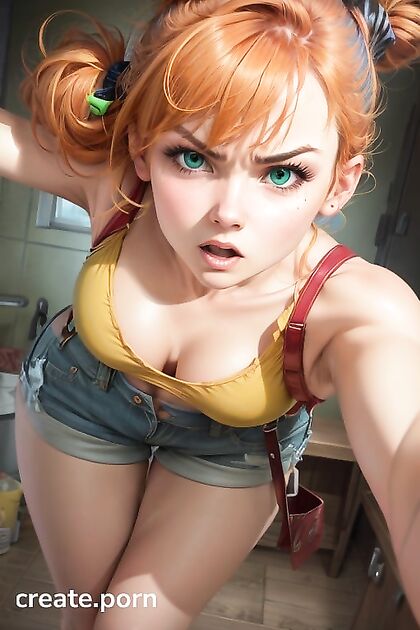 Shocked by Jean Shorts –  Close-Up Hentai Picture