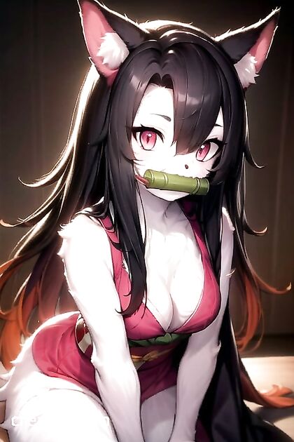 Nezuko from Demon Slayer Gets Wild in Furry Hentai Adventure