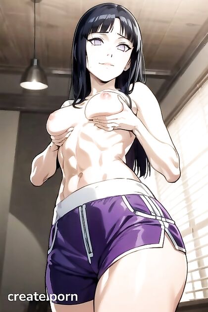 Muscular Guy Grabs Big Boobs in  Hentai Picture Image