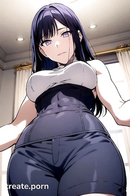 Hinata Hyuuga from Naruto Stripped Down for  Hentai Bottom Picture