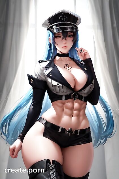 Esdeath from Akame ga ! Features Ultra-Detailed Large-Ass Hentai Picture