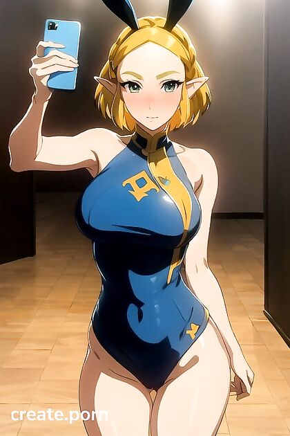 Zelda Blushes in Embarrassment During Intimate Moments in Detailed Hentai Images