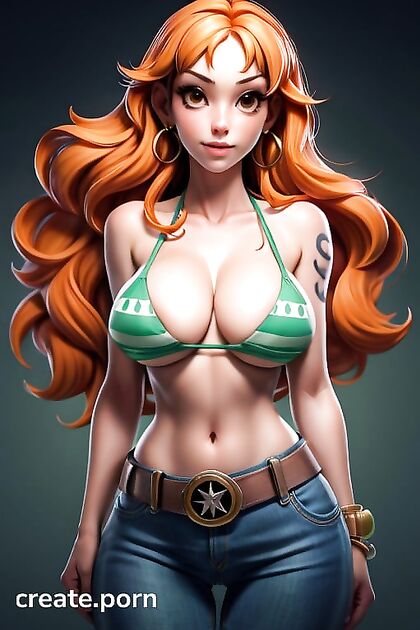 Nami's Massive Breasts Take Center Stage in Steamy Hentai Images