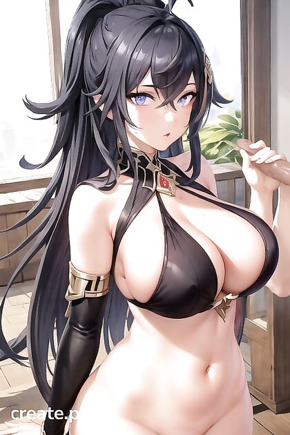 Naked Medium-Assed Girl 18+ in steamy hentai Picture