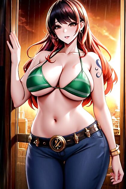Fat Girl 18+ Enjoys Sunset Pleasure in Korean Hentai Adventure