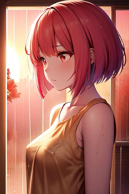 Well-Lit Hentai Image with Rainbow-Colored Socks and Cozy Pullovers