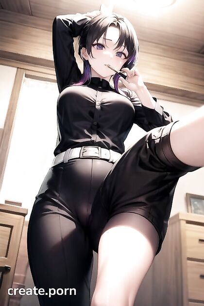 Bottom-Up Position with Slime Girl 18+ in Horny Hentai Picture