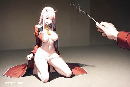 Zero Two from Darling in the FranXX Strips Down in Stockings for Steamy Hentai Picture
