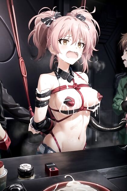 Fit Girl 18+'s Panties Pulled Down for Steamy Rear View Hentai Picture