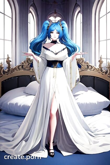 18-Year-Old Enjoying Full Body hentai Pleasure in Bed AIPorn